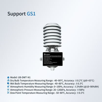 UbiBot Wet & Dry Bulb Temperature Sensor