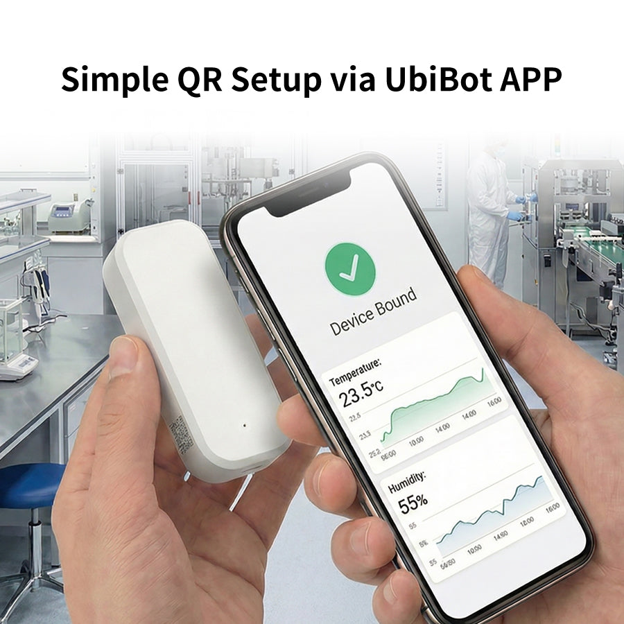 UbiBot LoRa Temperature and Humidity Sensor DC1-TH