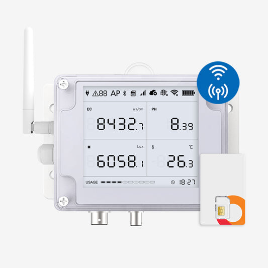 Ubibot GS2 EC PH Monitor--2.4GHz WiFi & 4G